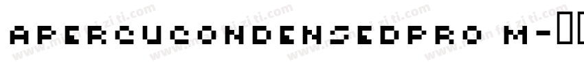 apercucondensedpro m字体转换